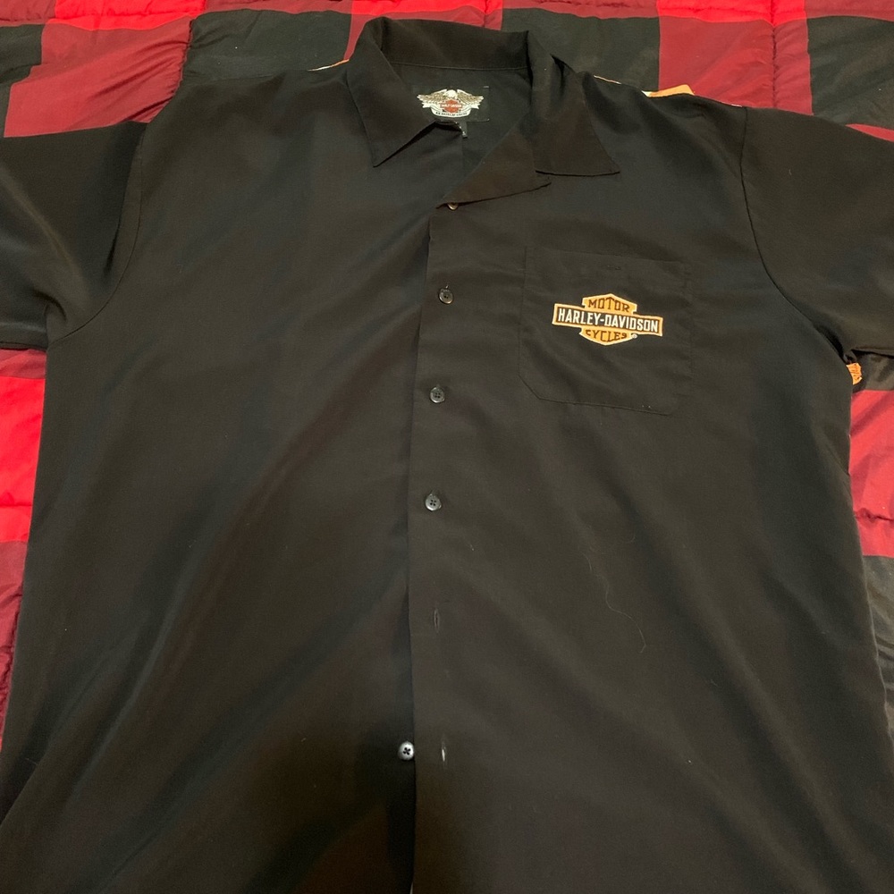Harley Davidson button up